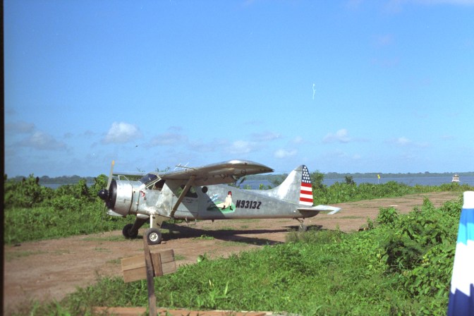 Beaver on airstrip