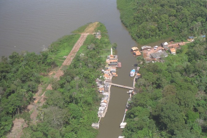 Madre de Deus movie set